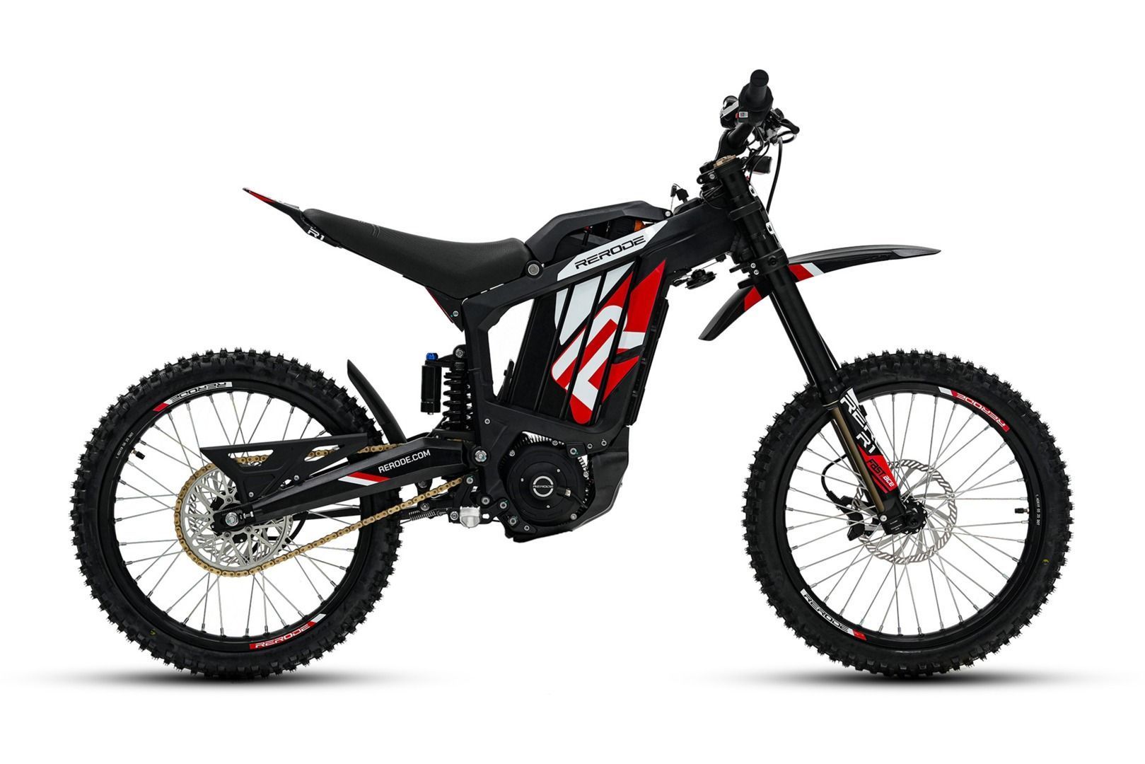 Купити Електробайк Rerode R1 2500w-10000w 35ah чорний з червоним MTC ...
